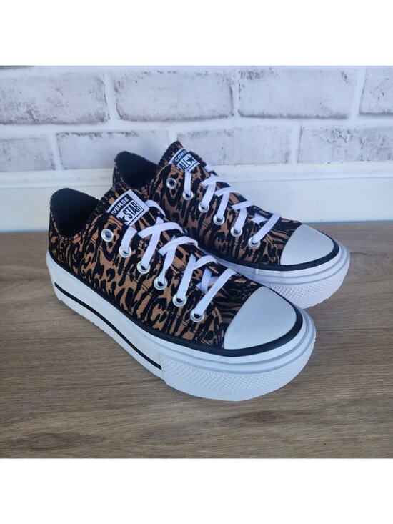 Converse Chuck Taylor Lift Double Stack Low Sz 6 Men Shoes Sneaker Black A16405C main image 7